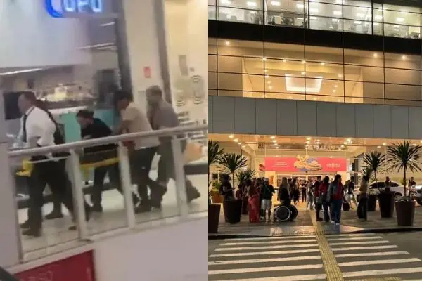Homem é executado a tiros na entrada de shopping em Manaus