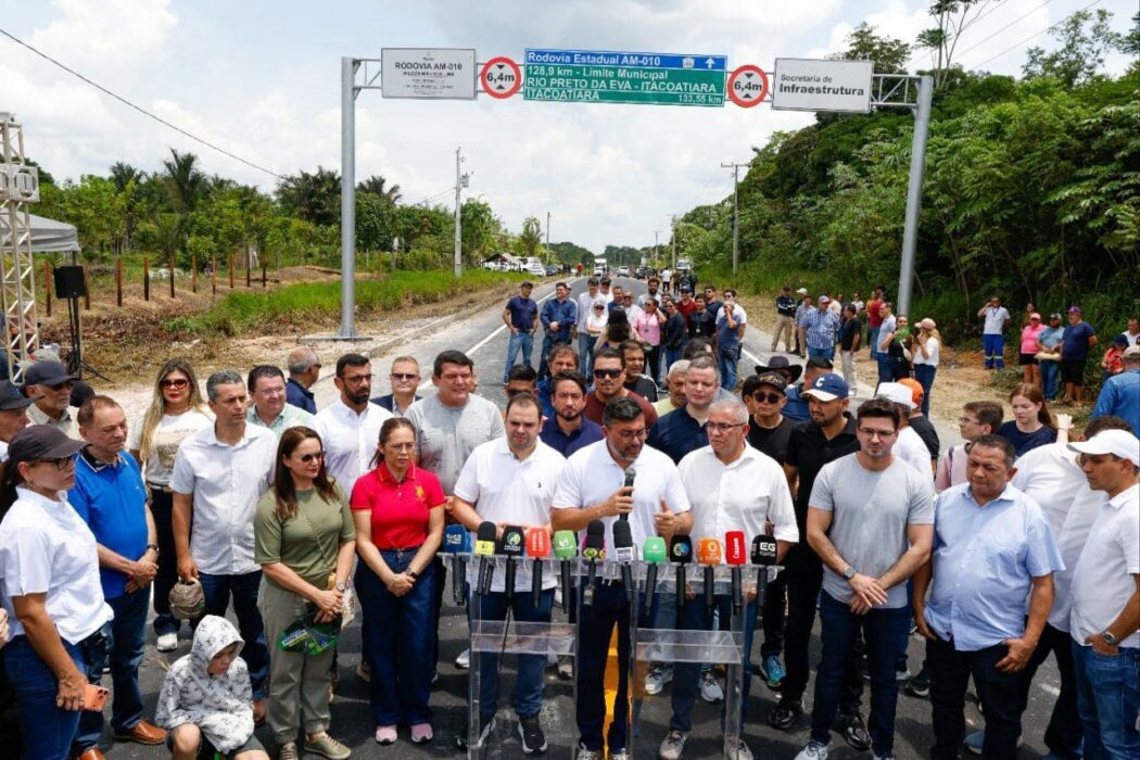 Wilson Lima entrega 142 km da AM-010 e leva nova era de crescimento ao interior