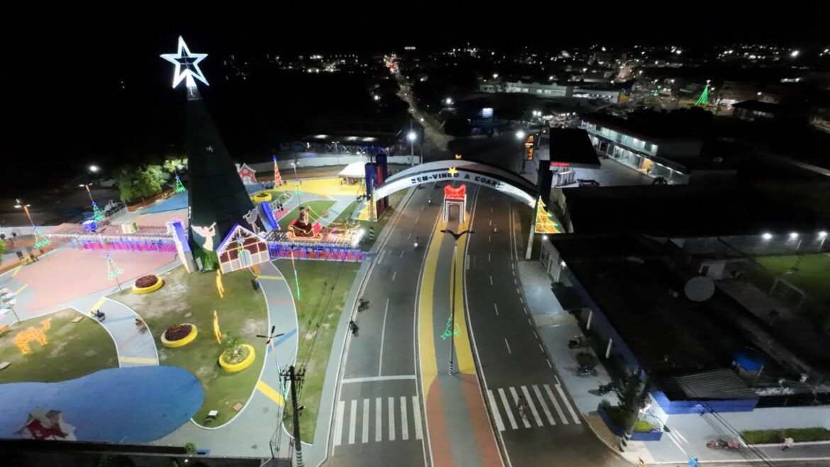 Em Coari, governador Wilson Lima inaugura obras do sistema viário e reforça iluminação pública com 4,5 mil pontos de LED