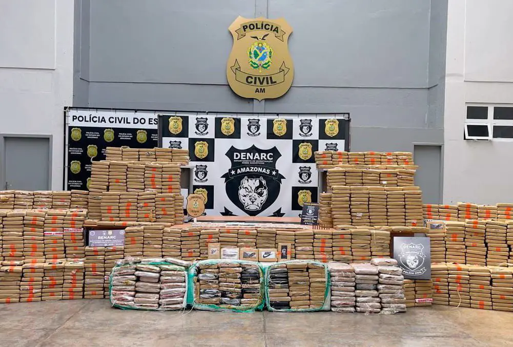 Amazonas dobra apreensões de drogas no primeiro bimestre de 2026