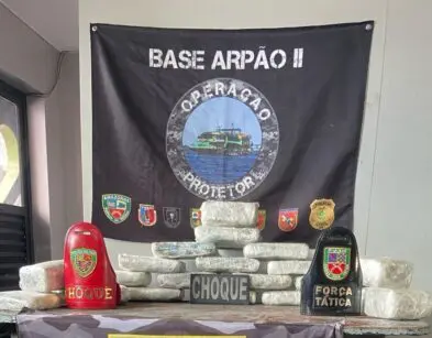 Base Arpão 2: Forças de Segurança apreendem drogas avaliadas em R$ 1,1milhão