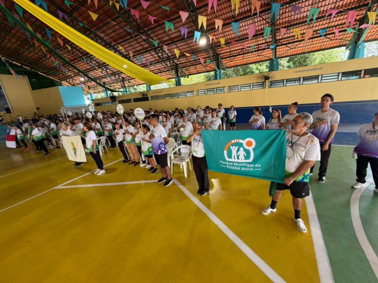 Prefeitura abre 13ª edição dos Jogos Internos do Parque Municipal do Idoso com 166 atletas