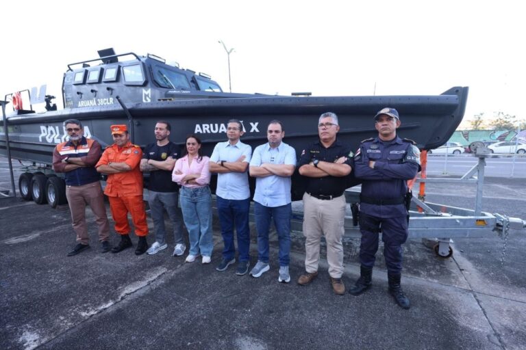 Amazonas recebe lanchas blindadas e novos equipamentos para fortalecer ações contra o narcotráfico