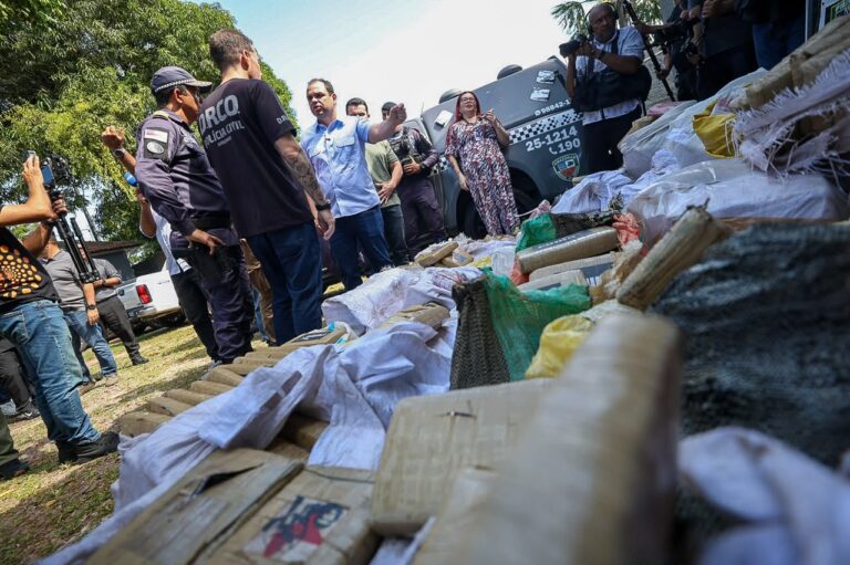 Sob comando de Roberto Cidade, Amazonas amplia ofensiva contra o tráfico e alcança marca histórica de apreensões