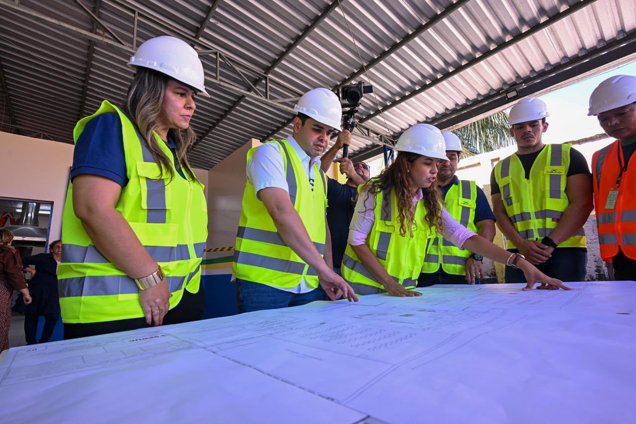 Governador Roberto Cidade acompanha obras de revitalização de escolas na zona sul de Manaus