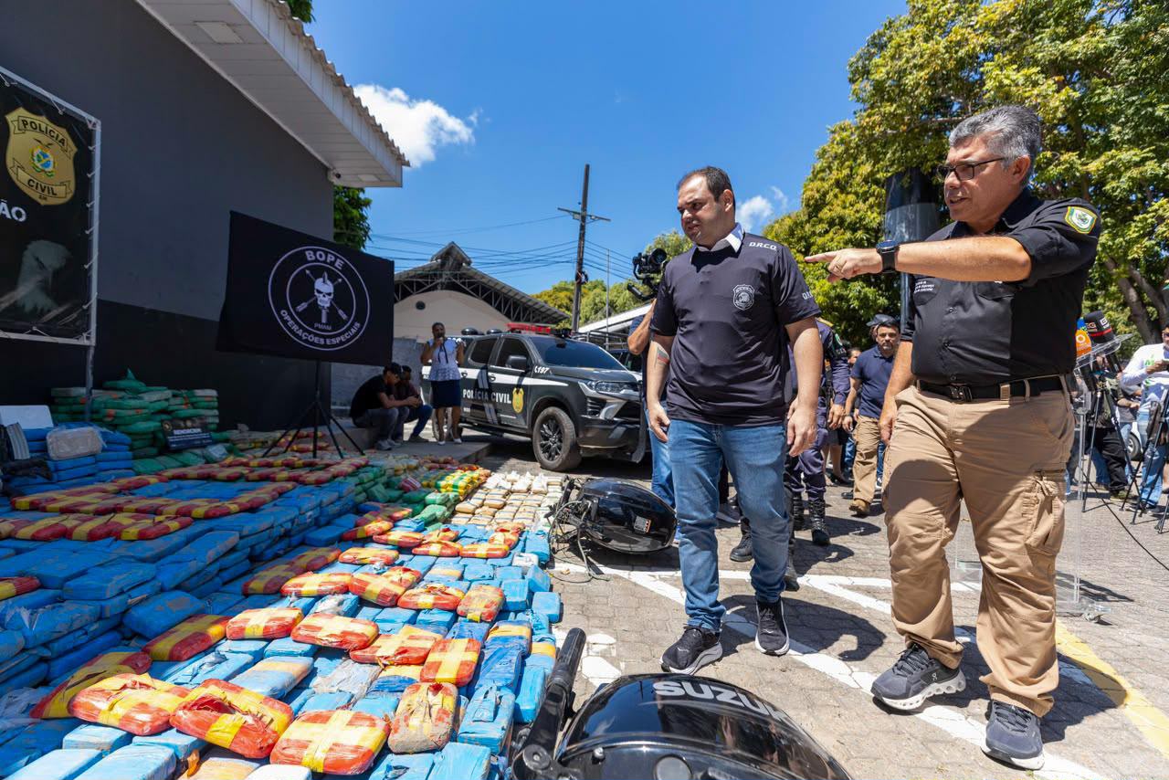 Roberto Cidade destaca apreensão de mais de 2,5 toneladas de cocaína em operação integrada