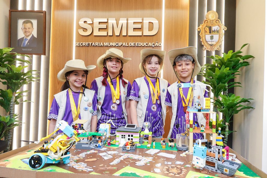 Estudantes representarão a Semed na etapa Nacional da ‘First Lego League Explore’ no Rio de Janeiro