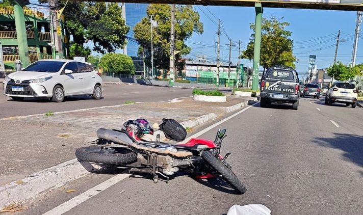 Tragédia no trânsito: idosa morre em acidente de motocicleta na Avenida Darcy Vargas