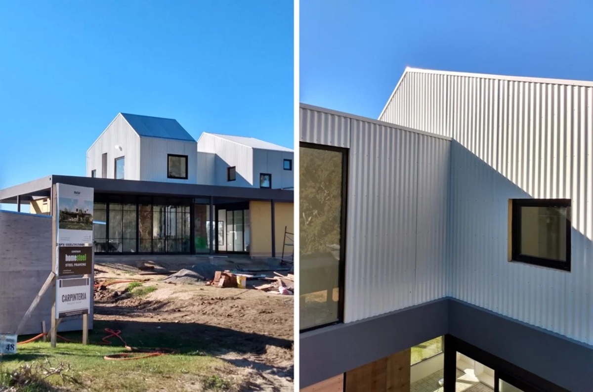 Arquitetura explora formas com Steel Frame