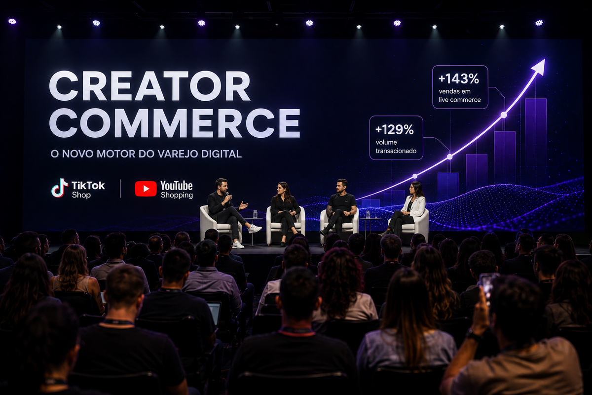 Creator commerce cresce e atrai TikTok e YouTube Shop