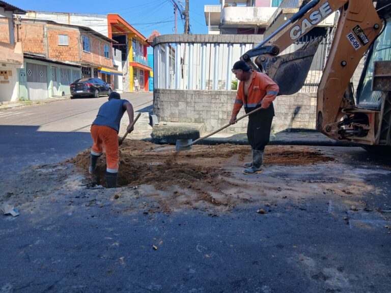 Prefeitura recupera rede de drenagem e devolve segurança à mobilidade no bairro Alvorada
