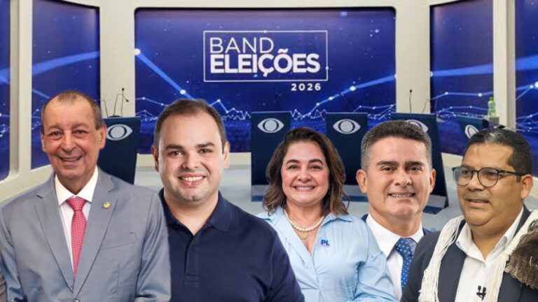 Candidatos ao Governo do Amazonas se enfrentam no primeiro debate neste domingo (9)