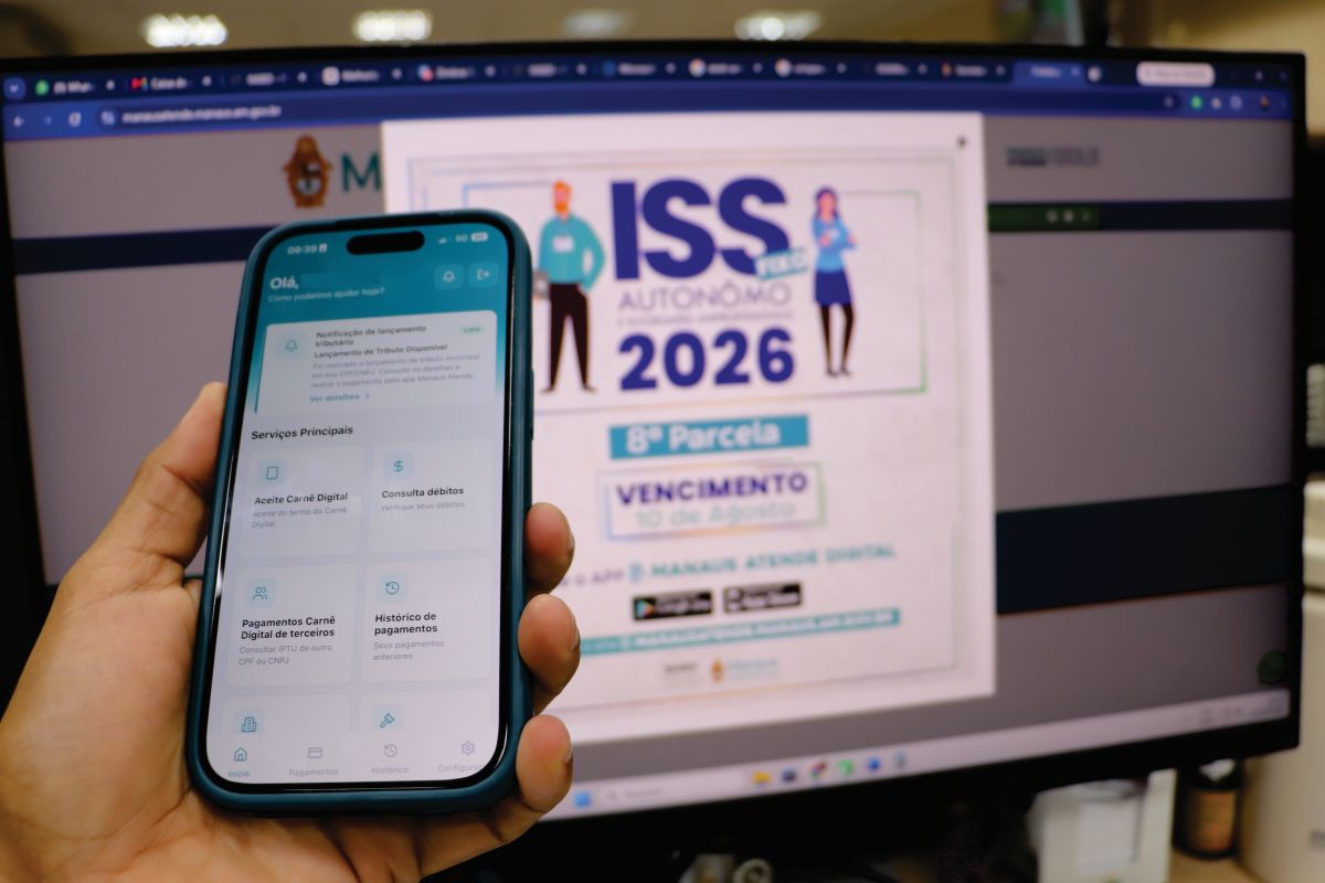 Prefeitura alerta para vencimento da oitava parcela do ISS Fixo 2026 na segunda-feira
