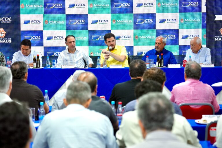 Prefeito Renato Junior reúne comerciantes na CDL e anuncia medidas de desburocratização reforçando ações de revitalização do Centro de Manaus