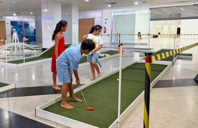 Manaus ganha pista de mini-golf durante o mês de agosto