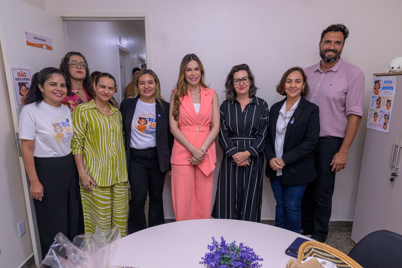 Thaisa Cidade destaca fortalecimento da rede de proteção à infância durante visita de ministra ao Amazonas