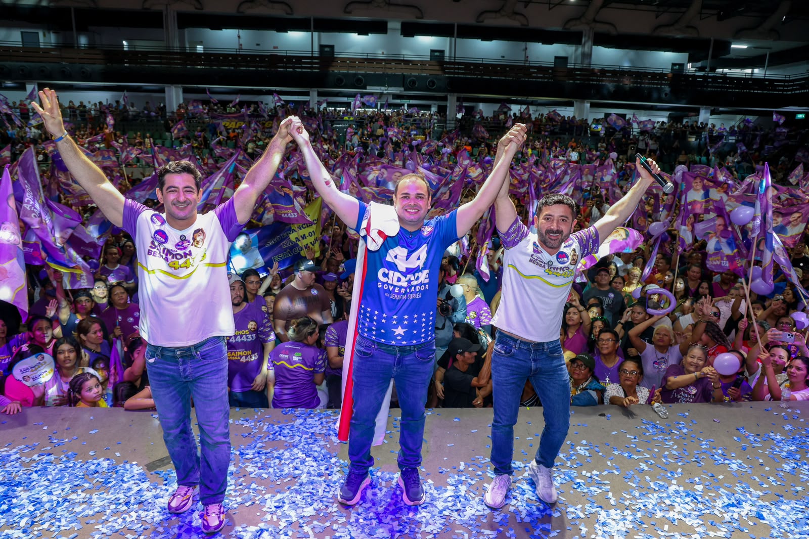 “Vou fortalecer o atendimento psicológico e psiquiátrico no Amazonas”, afirma Cidade durante lançamento das candidaturas de Carlinhos e Saimon Bessa