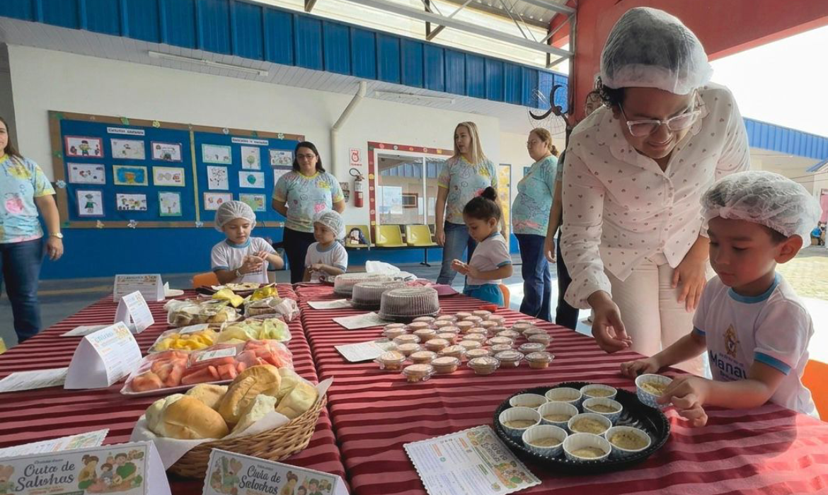 Creche da Prefeitura de Manaus realiza 3ª edição do ‘Cuia de Sabores de Casa’