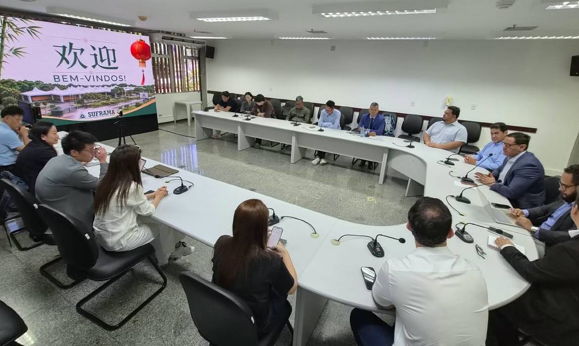 Suframa recebe comitiva chinesa para atrair novos investimentos para a Zona Franca de Manaus