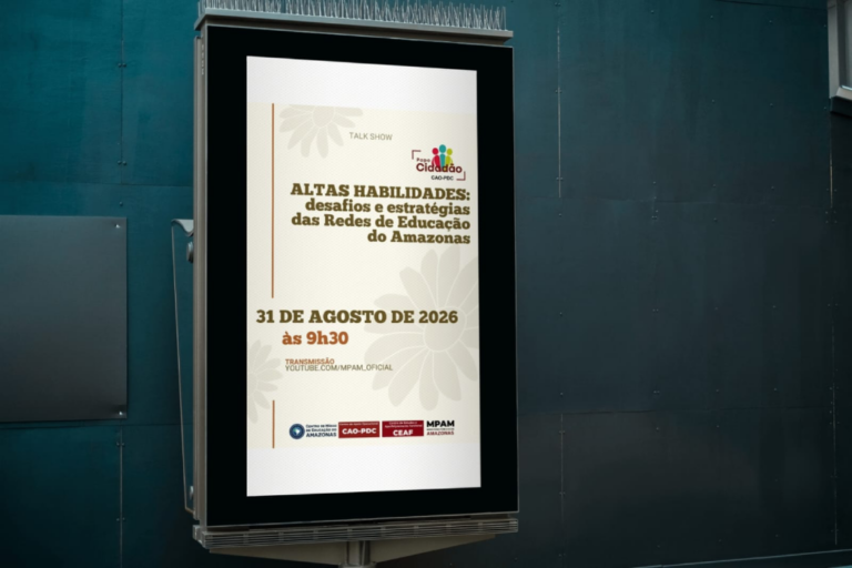 Papo Cidadão aborda altas habilidades e desafios da educação inclusiva no Amazonas