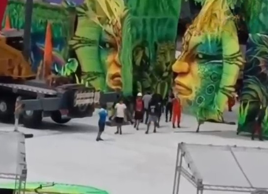 Trabalhador morre após cair de alegoria durante montagem da Ciranda Flor Matizada, em Manacapuru