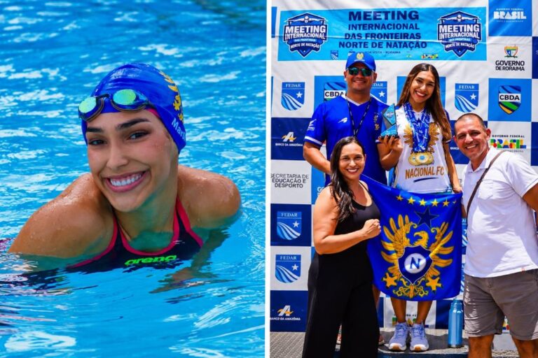 Nadadora amazonense Luisa Marillac fatura sete ouros em Meeting Internacional e celebra volta por cima na carreira