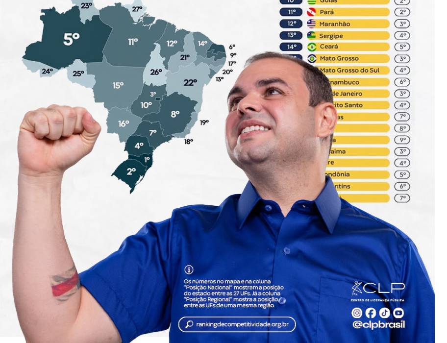 Amazonas alcança 5º lugar do Brasil em Segurança Pública; Roberto Cidade anuncia mais investimentos contra o crime
