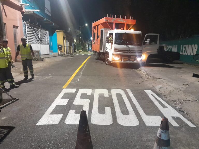 IMMU realiza intervenções em vias e entornos de escolas para melhorar segurança viária