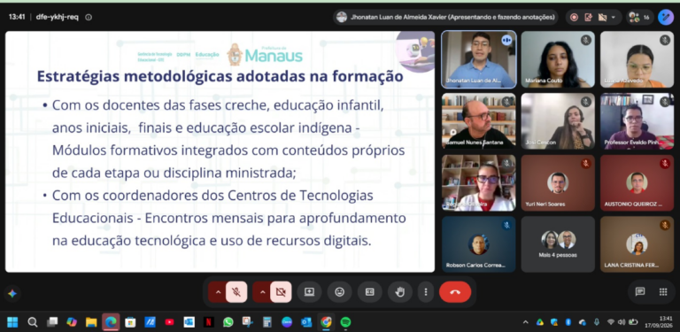 Semed compartilha formação de professores para uso da Inteligência Artificial em práticas pedagógicas