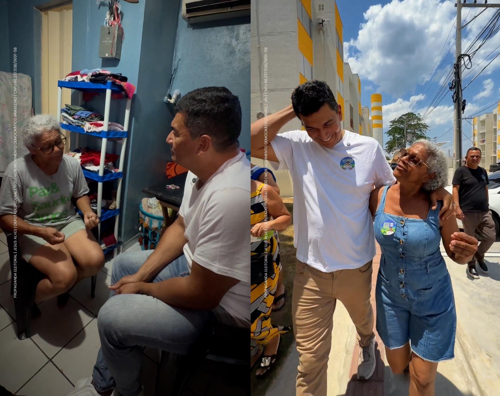 Da garagem ao apartamento: moradora realiza sonho da casa própria com apoio de Jesus Alves