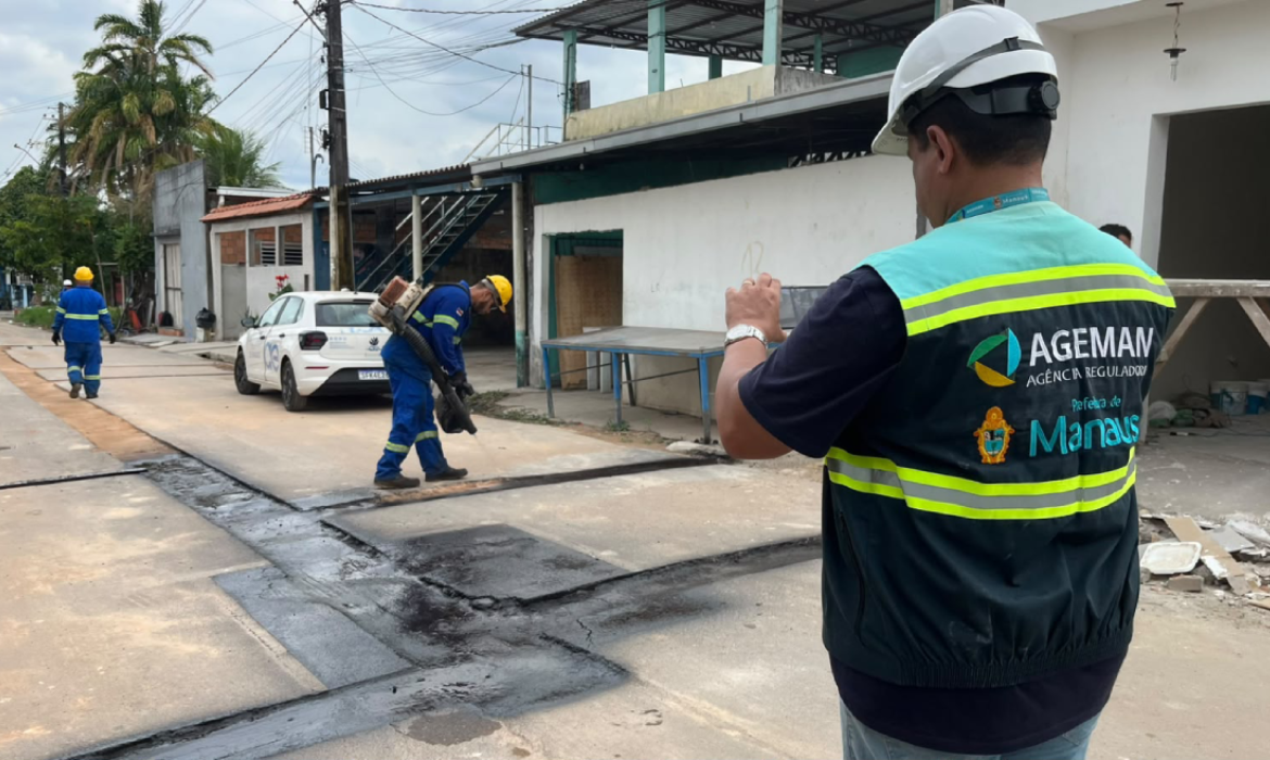 Lago Azul terá 15 mil metros de rede de água para atender mais de 5 mil pessoas em Manaus