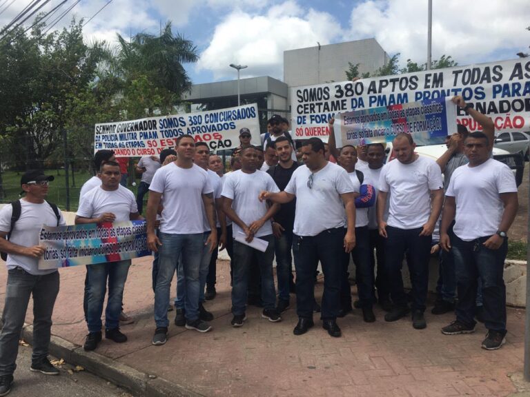 Aprovados da Polícia Militar declaram apoio à candidatura de Omar Aziz