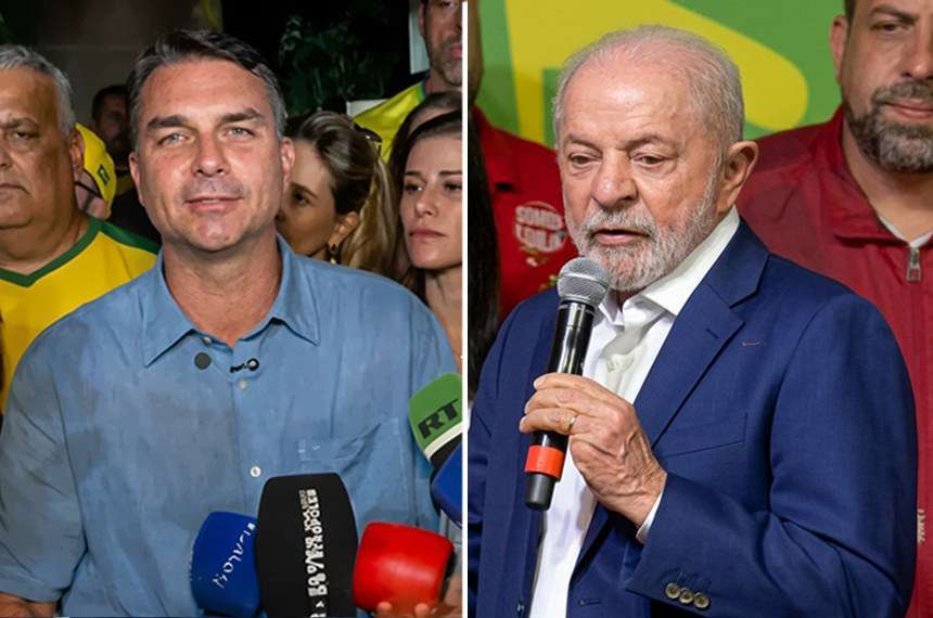 Flávio Bolsonaro e Lula disputam o segundo turno das eleições para presidente Fonte: Agência Senado