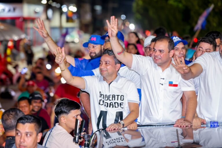 Roberto Cidade encerra campanha do 1° turno com grandes atos em Manaus e em Manacapuru