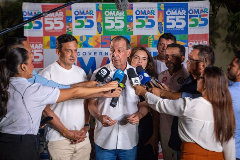 Omar chega ao segundo turno com 40% e vai continuar campanha em torno de propostas