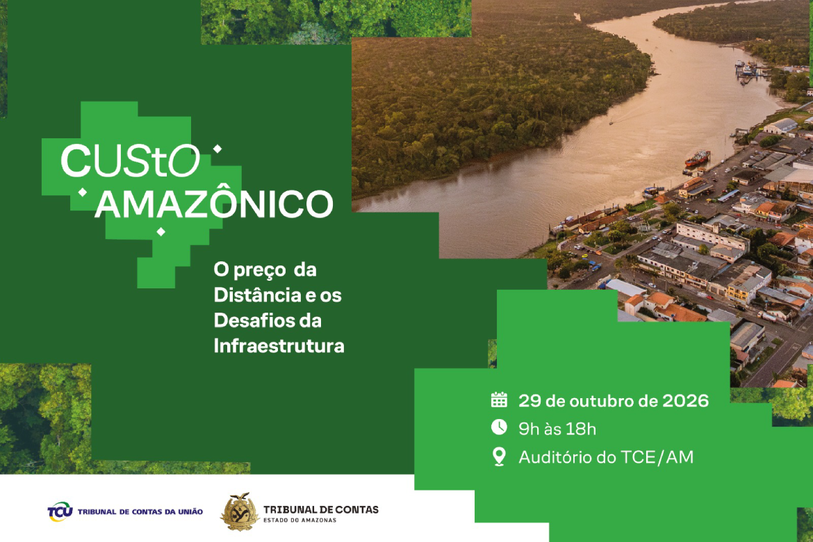 Seminário gratuito em Manaus vai discutir o custo amazônico e os desafios das obras públicas